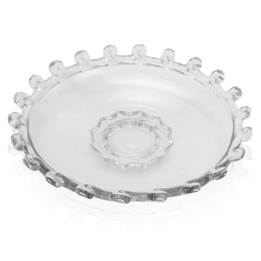Glass Decorative Serving platter