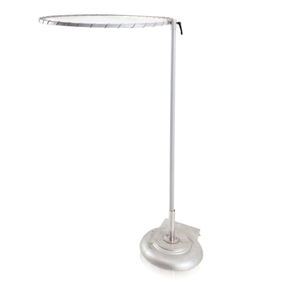 Small Off-White Case Study Sun Shade / Patio Umbrella with Base