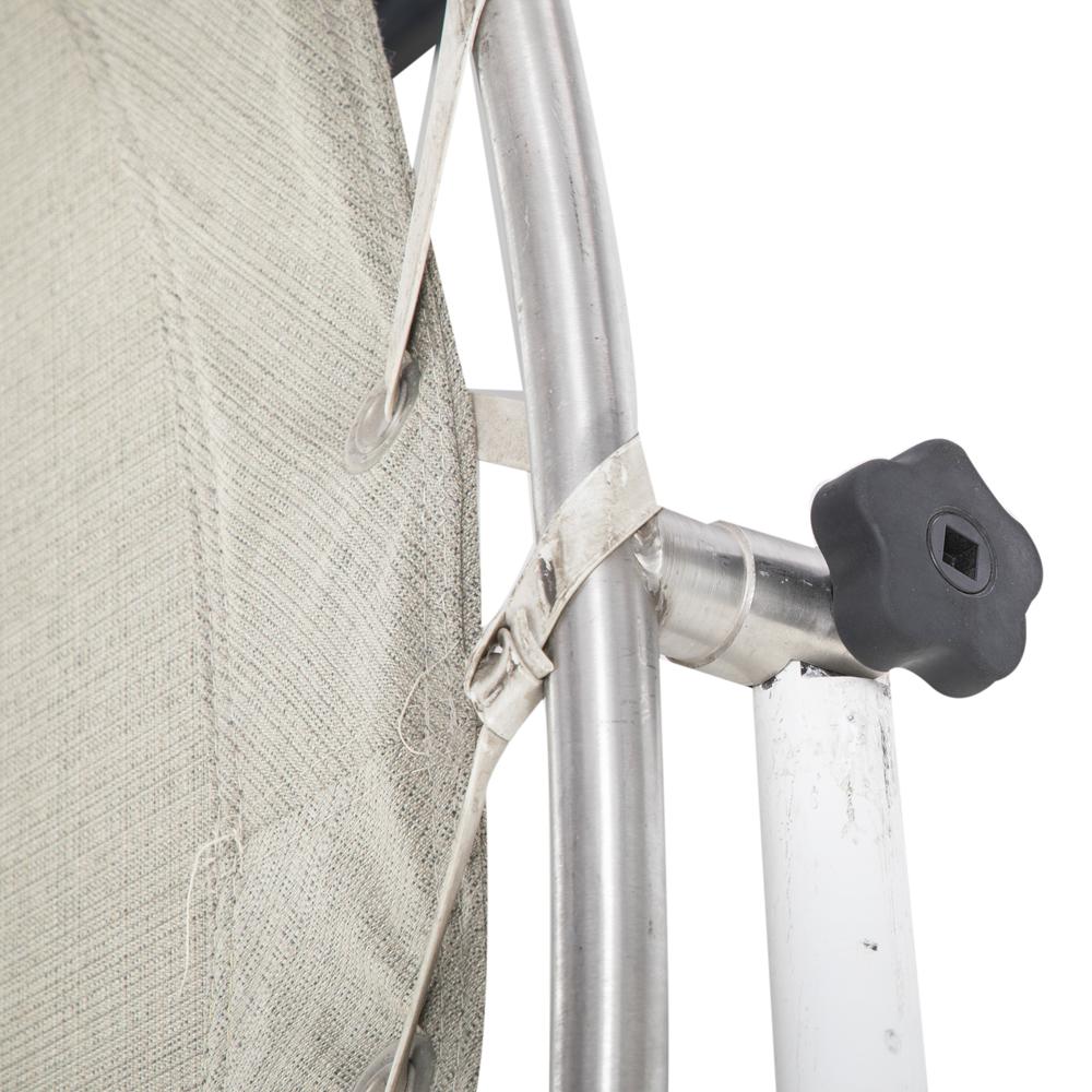 Grey Case Study Sun Shade / Patio Umbrella with Base
