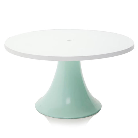 Aqua Fiberglass Small Outdoor Dining Table