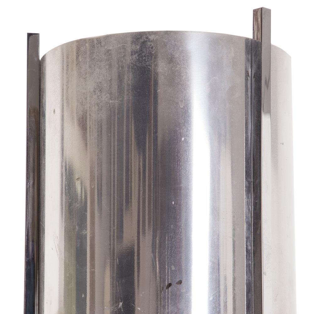 Chrome Standing Planter