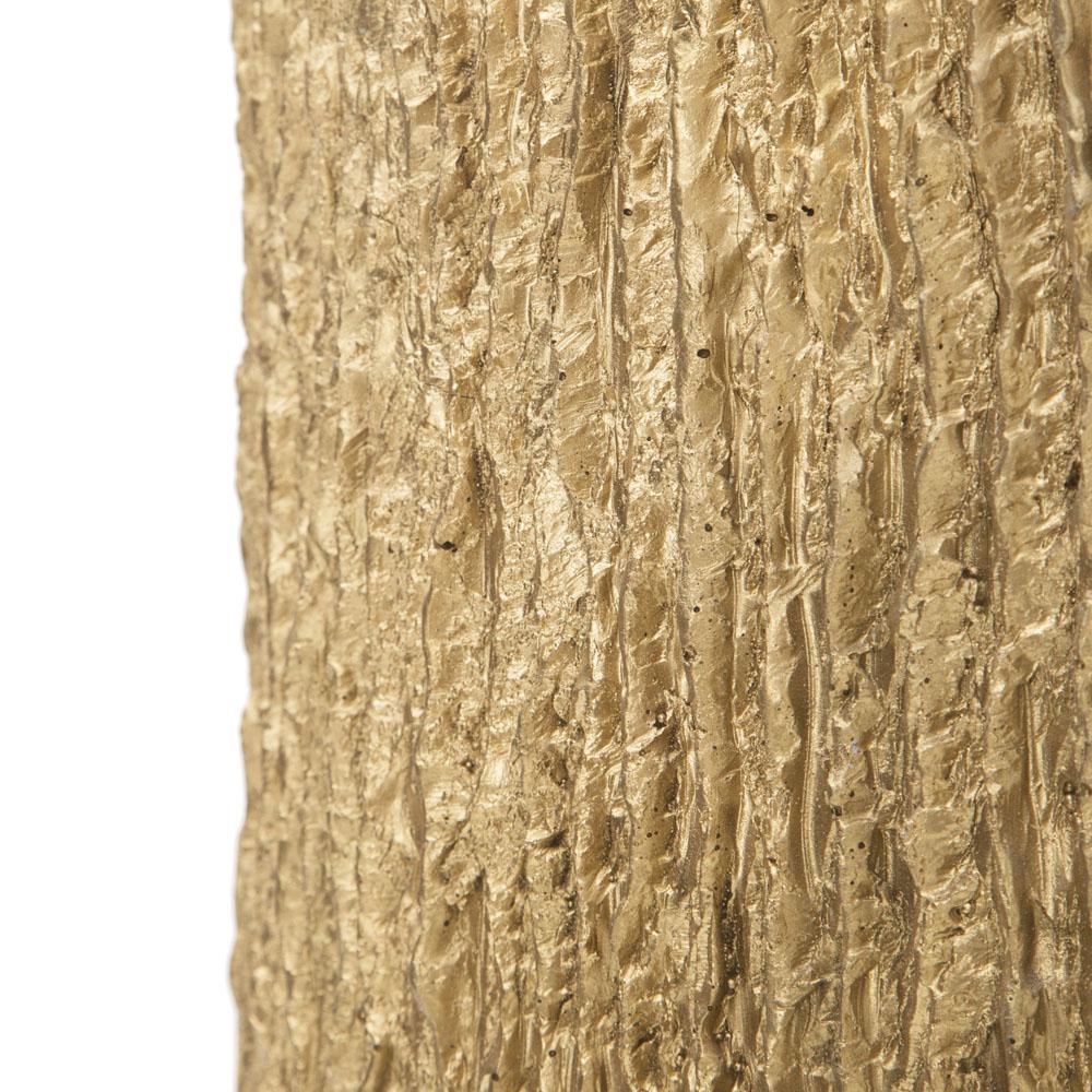 Gold Styrofoam Planter - Tall