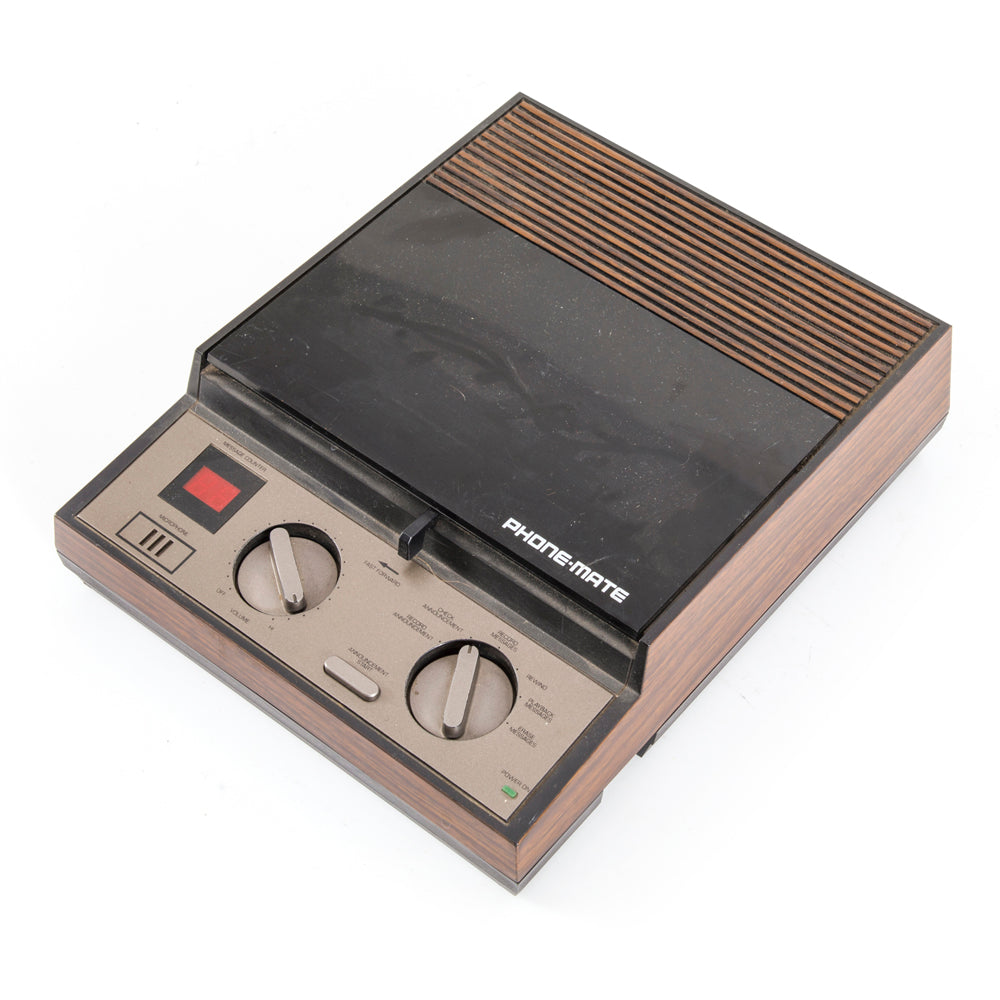Wood and Black PhoneMate Answering Machine