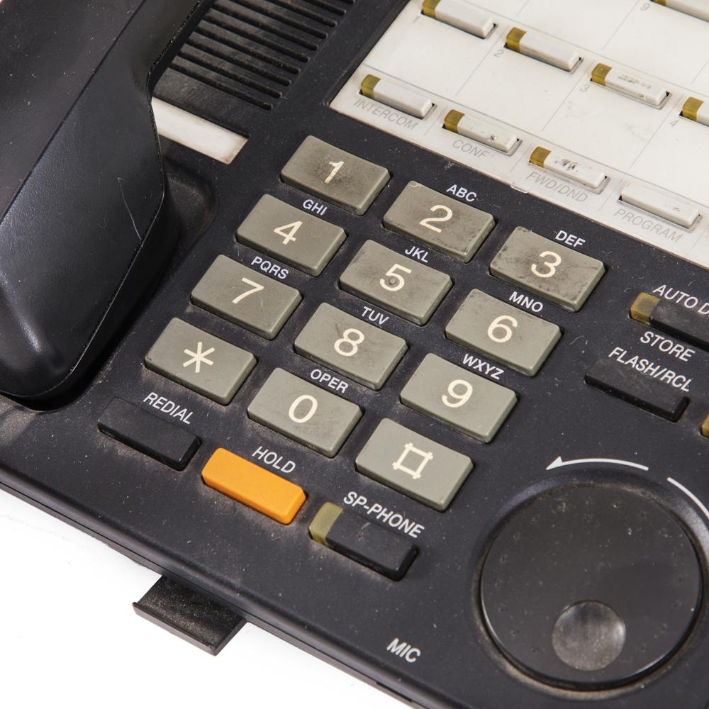 Black 90s Office Phone