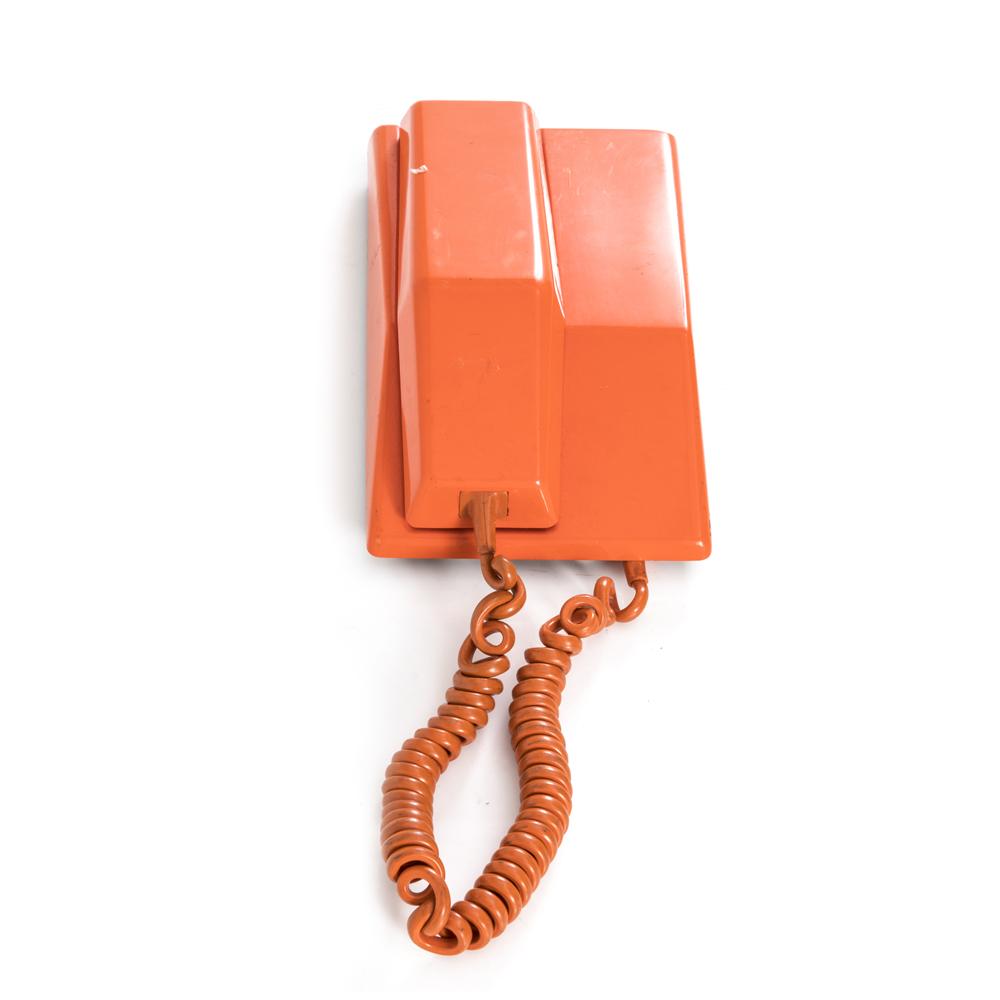 Orange Modern Rotary Phone