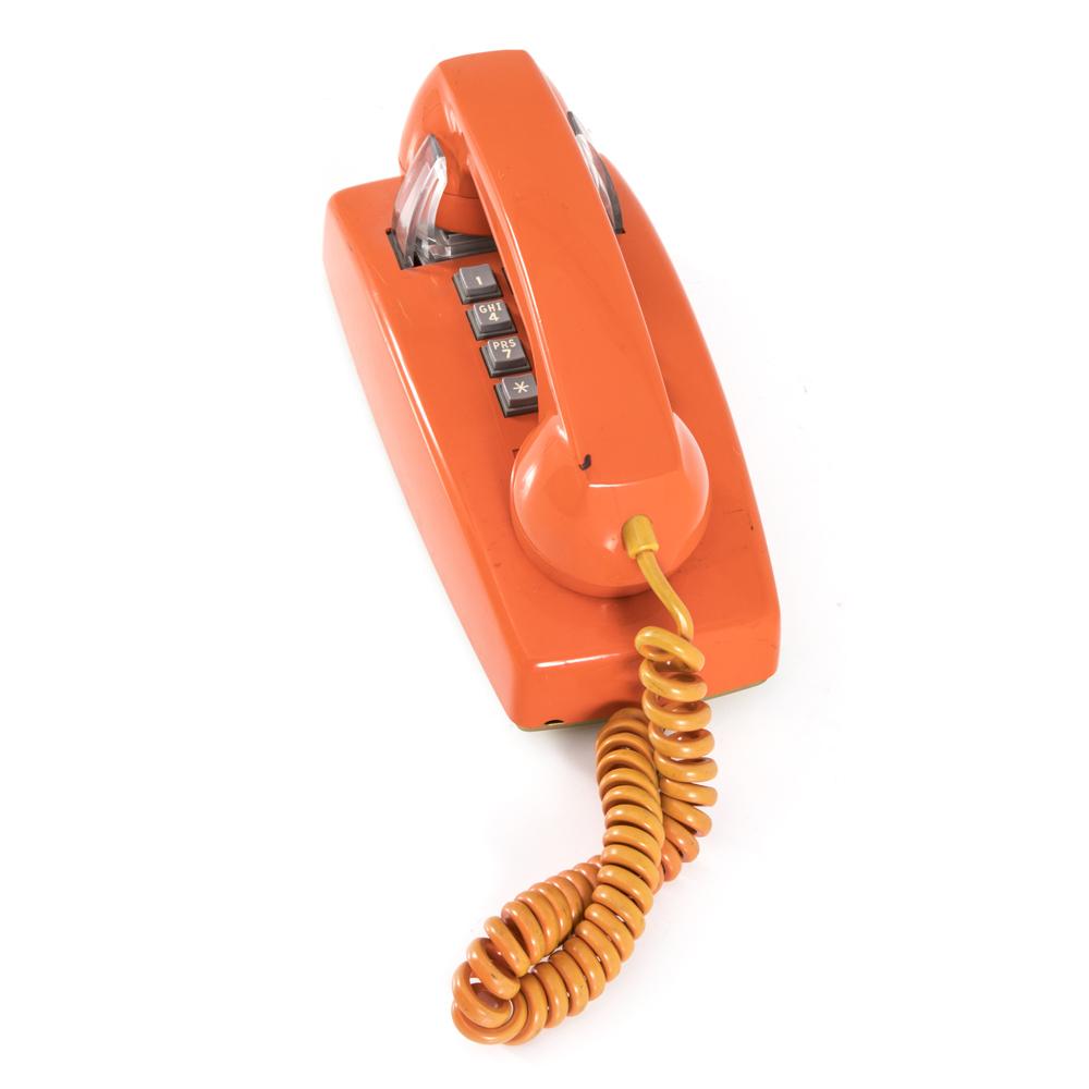 Orange Wall Phone - Touchtone