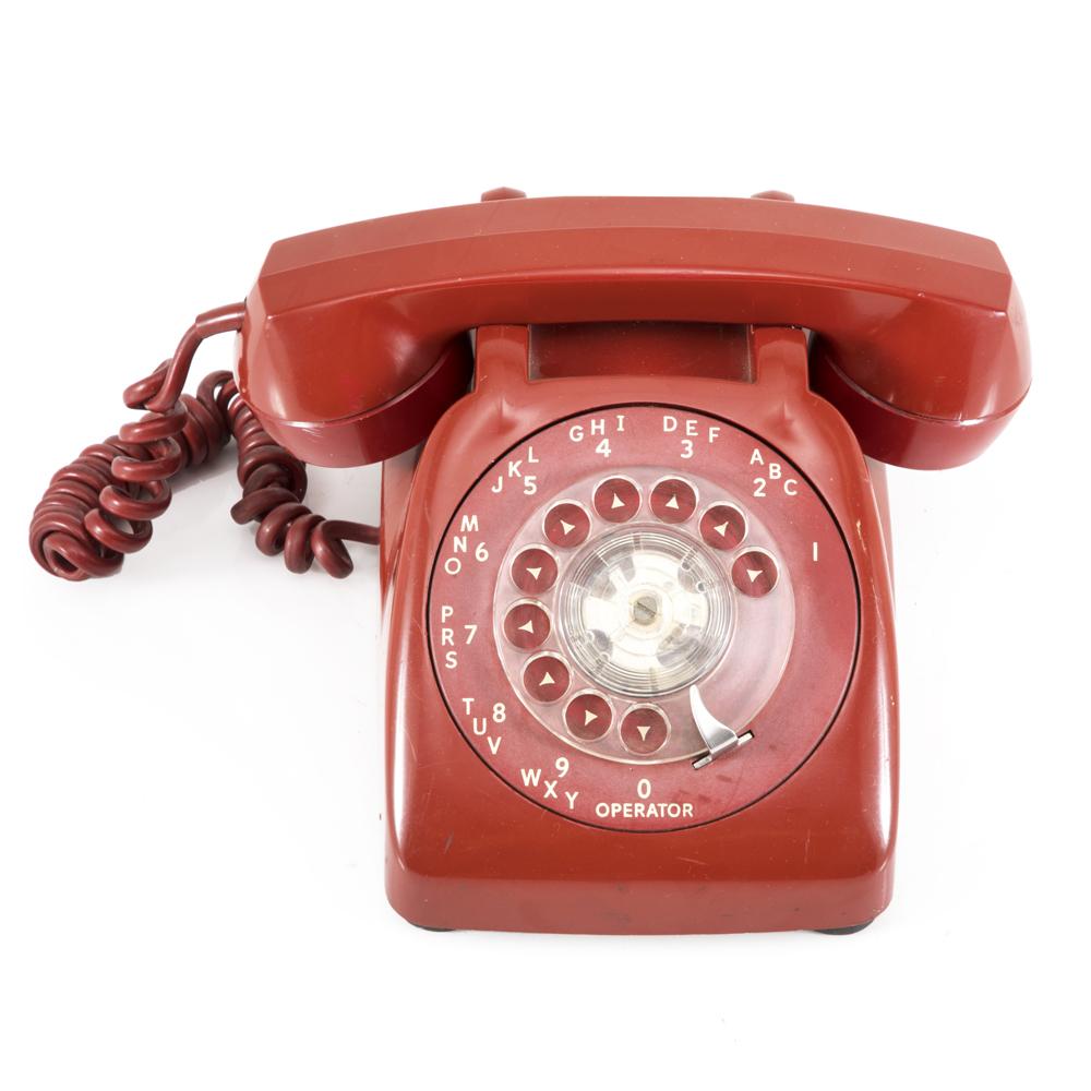 Red Rotary Phone