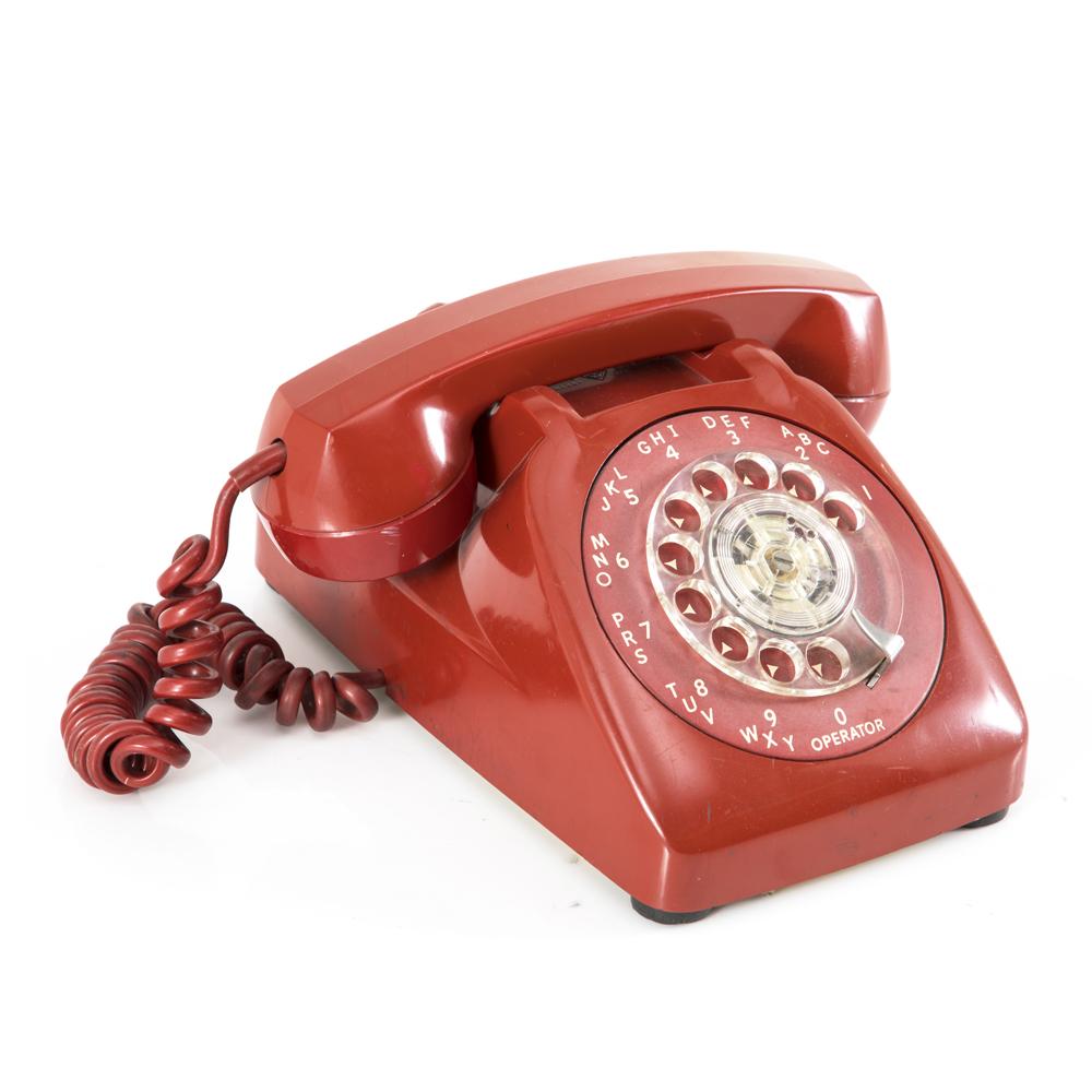 Red Rotary Phone