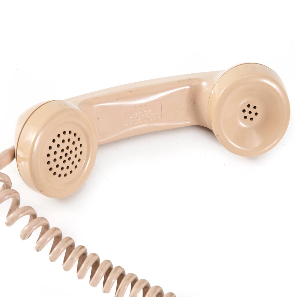Beige Rotary Multi Line Office Phone
