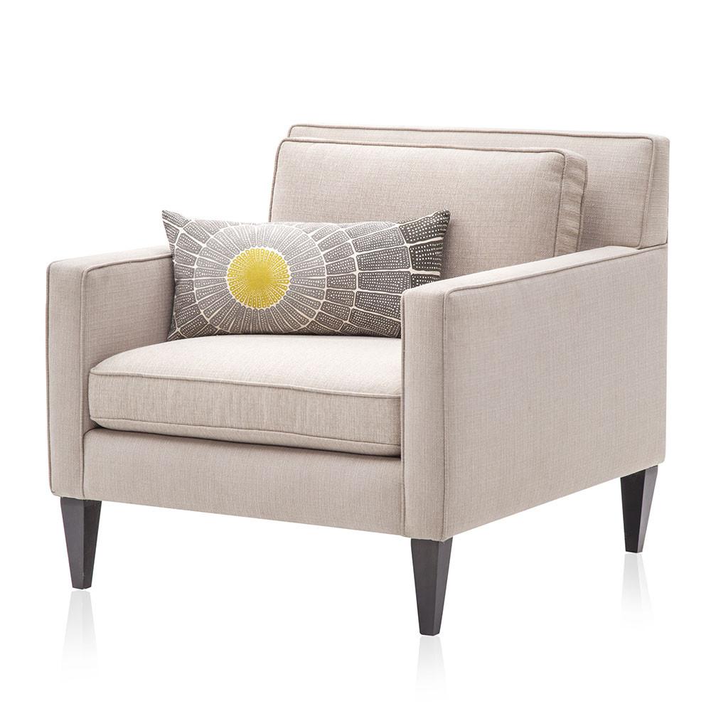 Yellow Grey Modern Sun Pillow