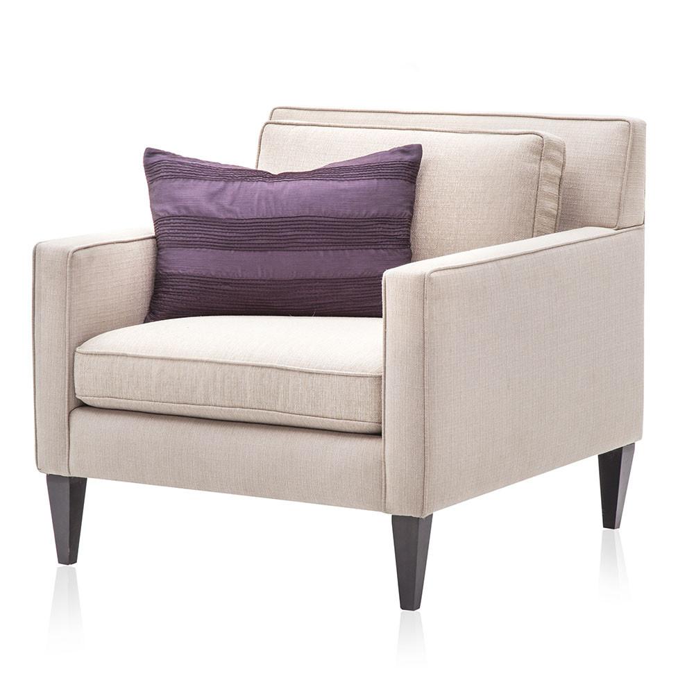 Purple Striped Silk Lumbar Pillow