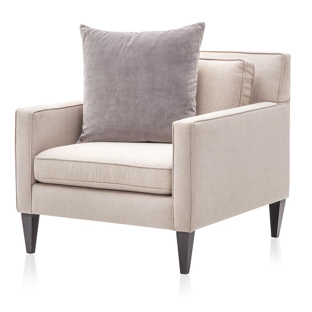 Large Pale Grey Velvet Pillow