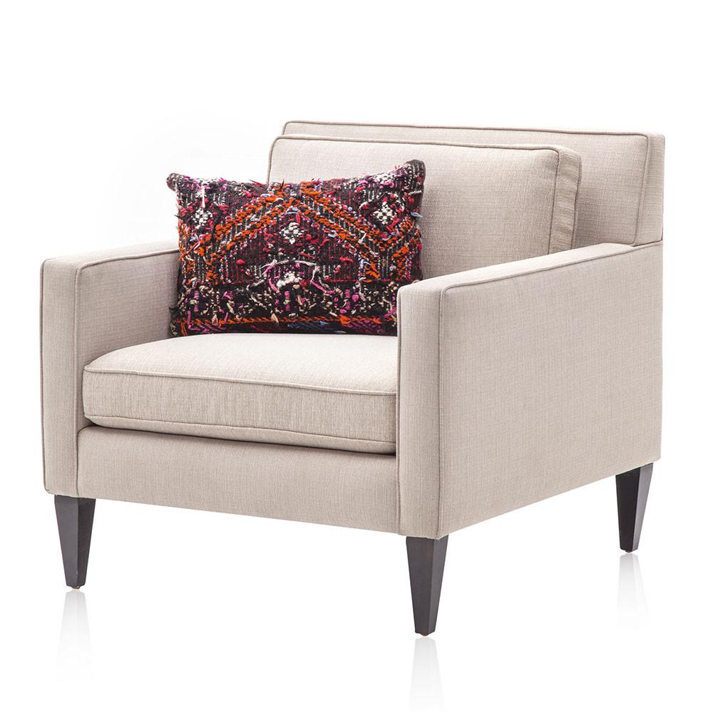 Frayed Burgundy Kilim Pillow