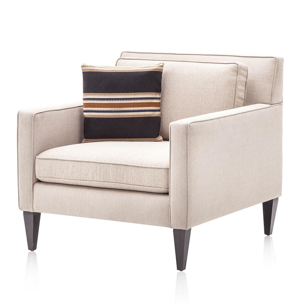 Black & Tan Striped Pillow