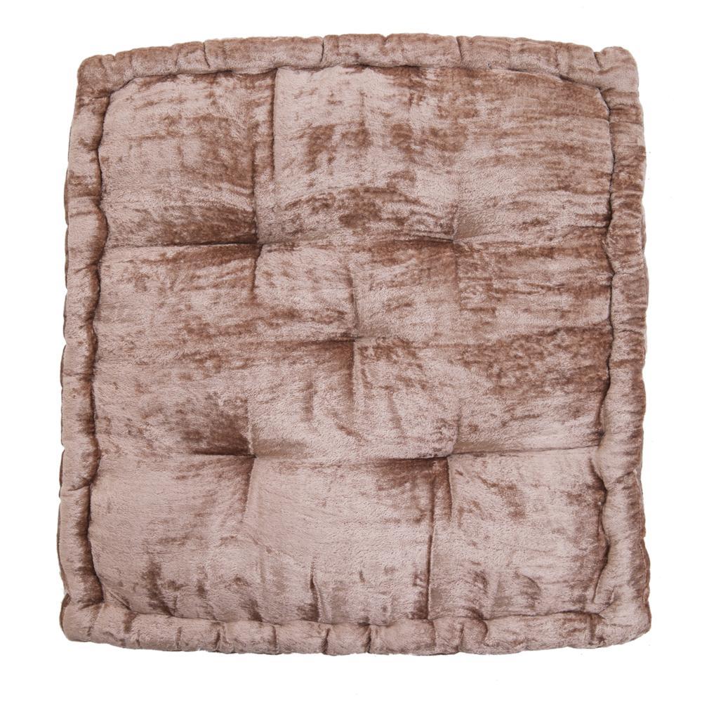 Pink Velvet Floor Pillow