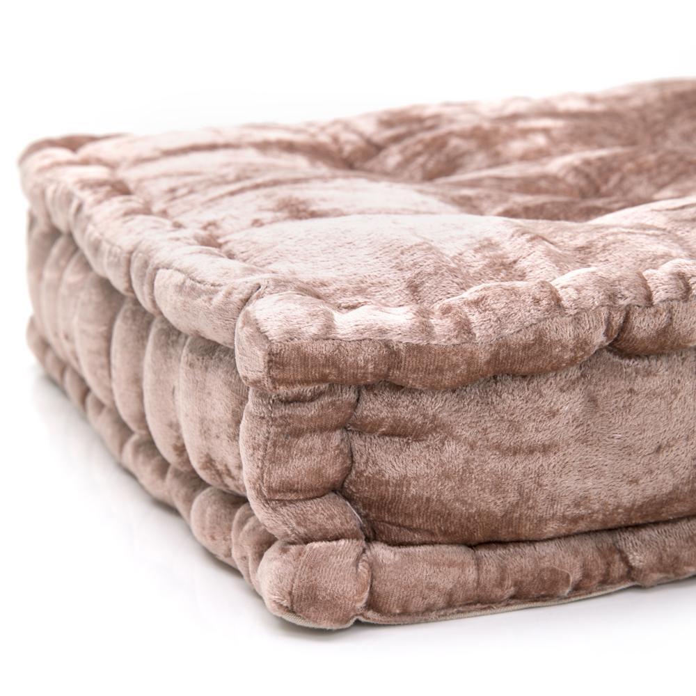 Pink Velvet Floor Pillow
