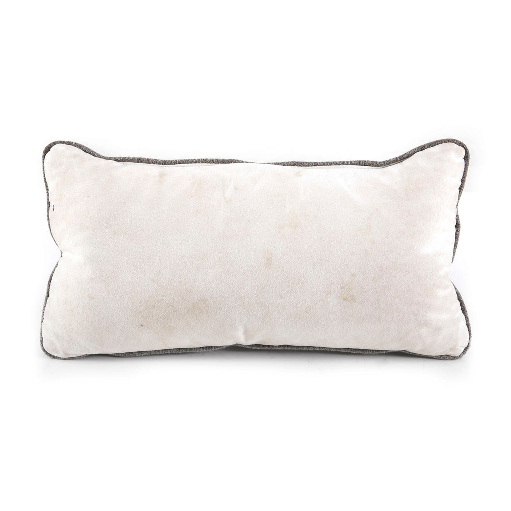 Grey Reversible Lumbar Pillow