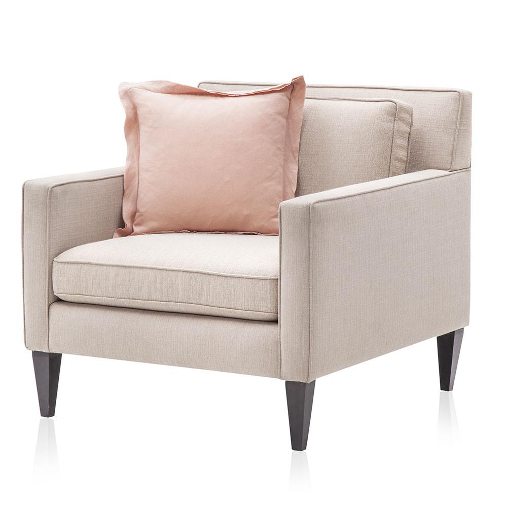 Pink Muted Pillow with Ruffle Trim