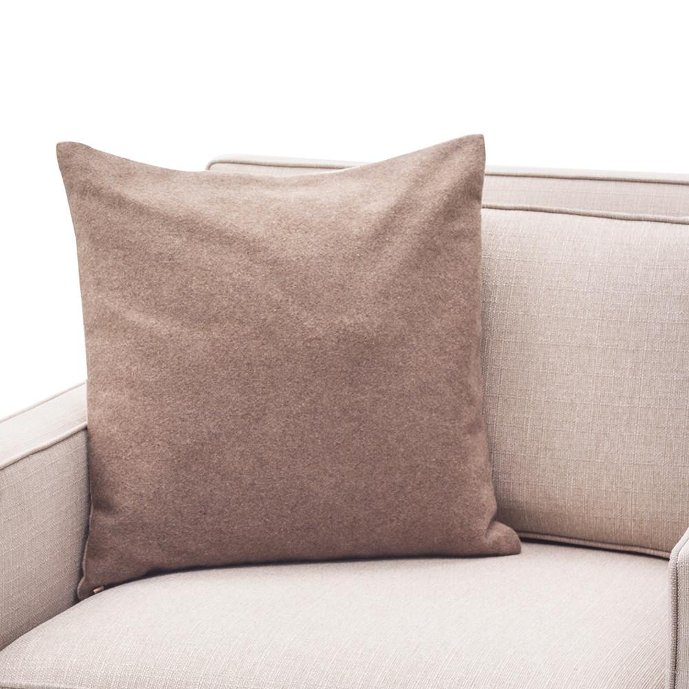 Tan Felt Pillow
