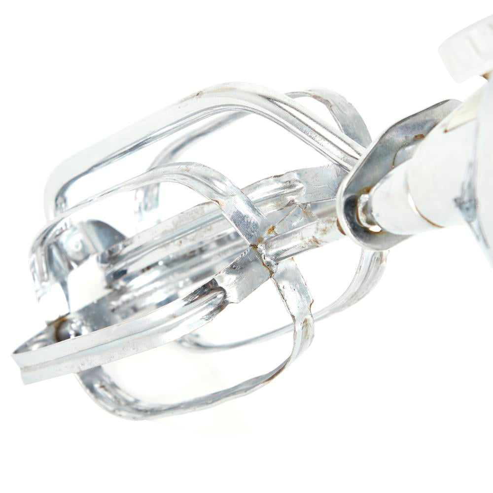 Modern Chrome and White Hand Mixer