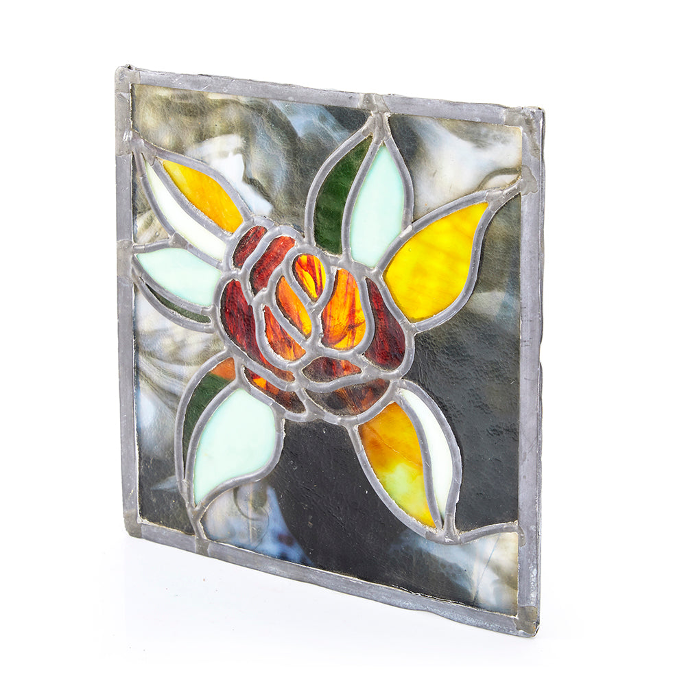 Stained Glass Rose Art (A+D)