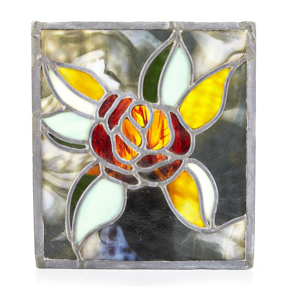 Stained Glass Rose Art (A+D)