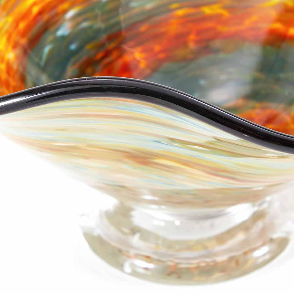 Multi Glass Wavy Bowl (A+D)