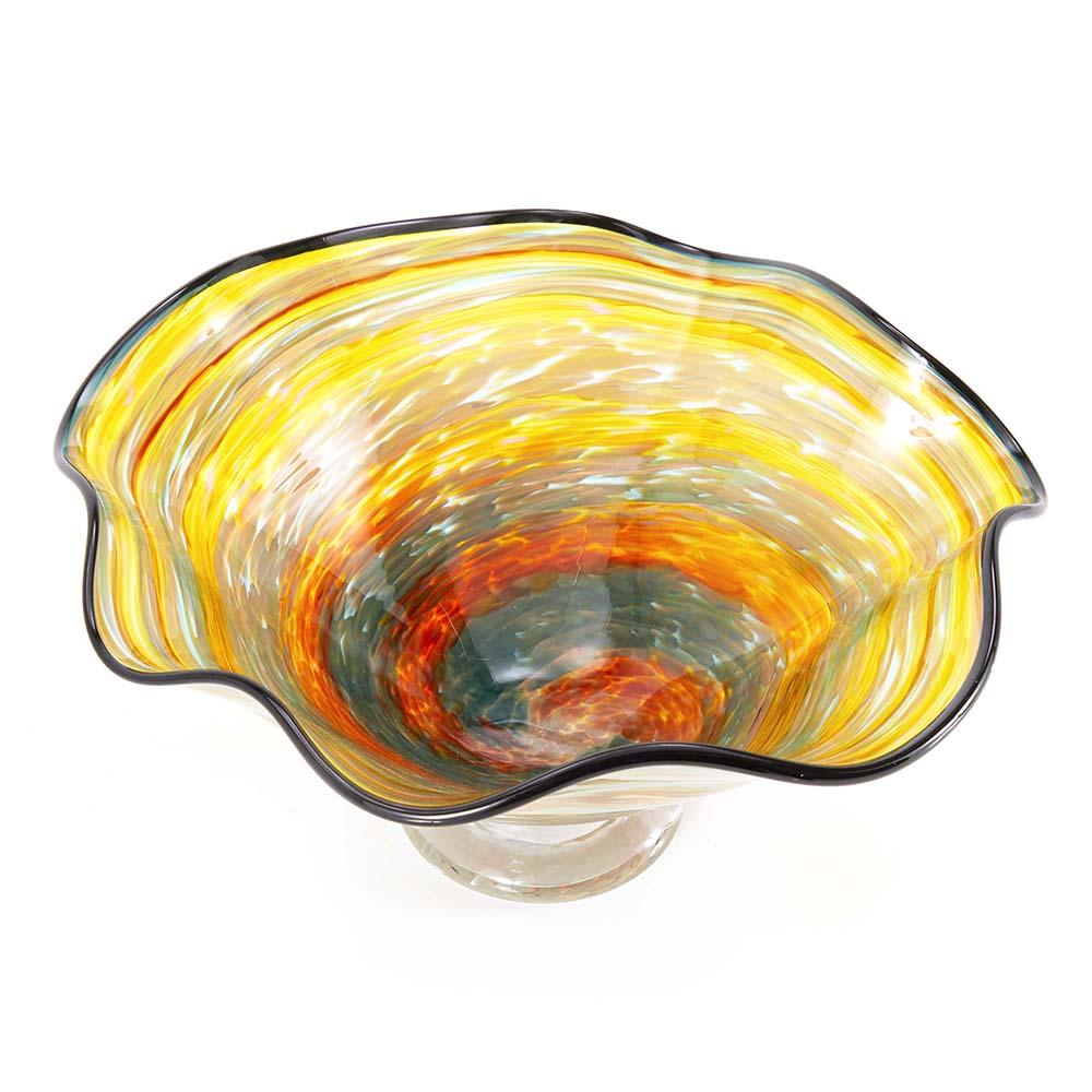 Multi Glass Wavy Bowl (A+D)