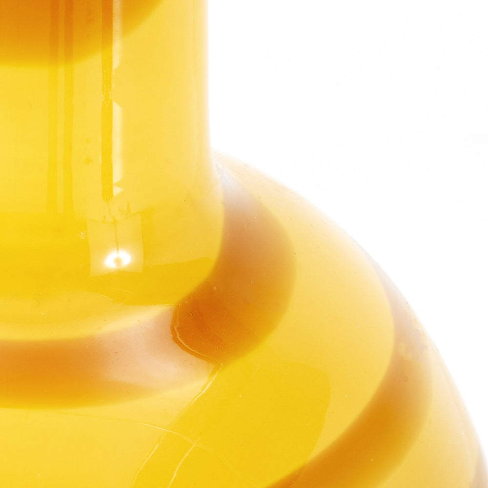 Yellow Smooth Ceramic Vase (A+D)