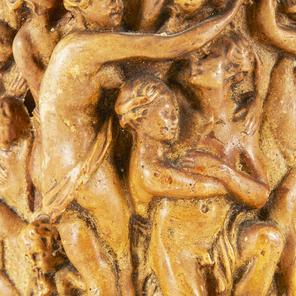 Brown Roman Bath Ceramic Planter (A+D)