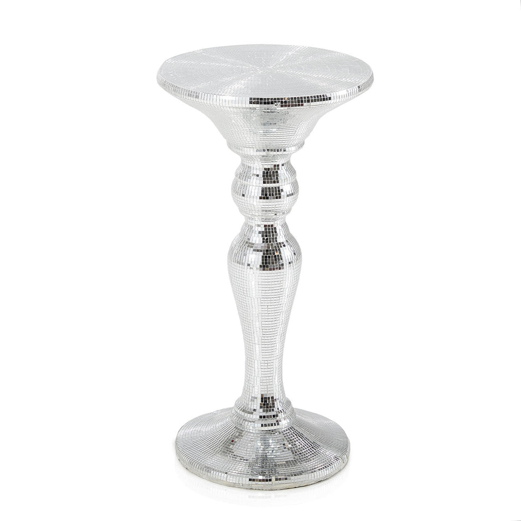 Disco Ball Mirrored Pedestal