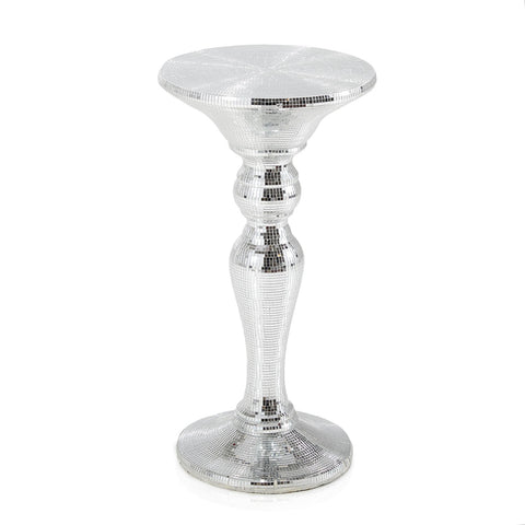 Disco Ball Mirrored Pedestal