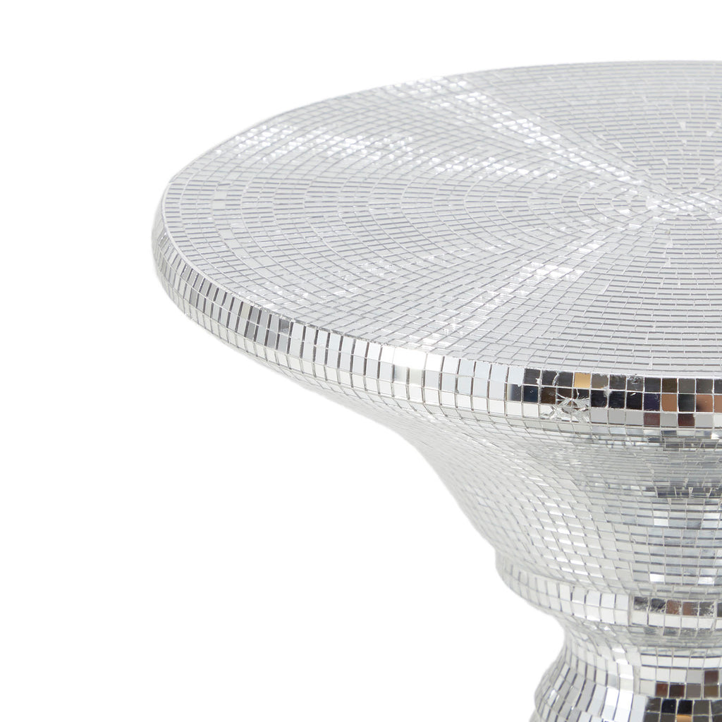 Disco Ball Mirrored Pedestal