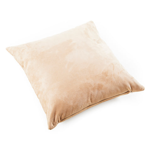 Beige Suede Pillow