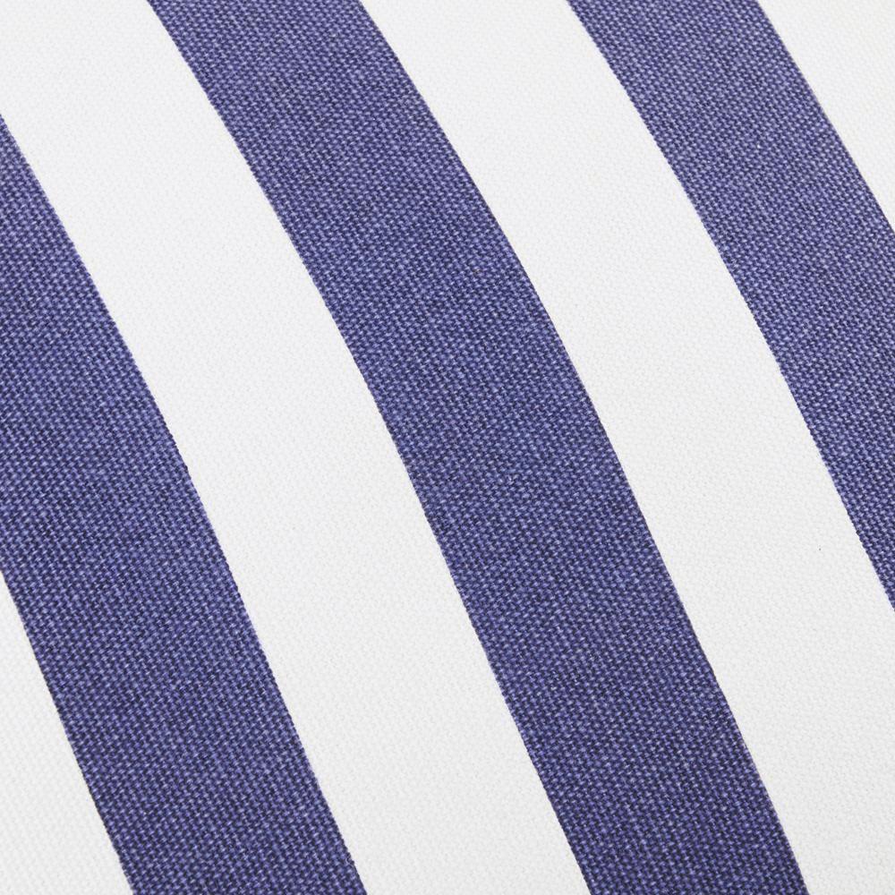 Blue & White Striped Pillow
