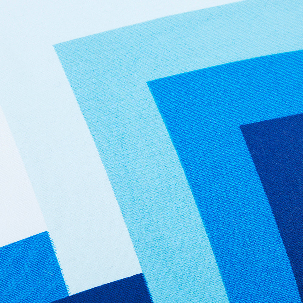 Blue Gradient Print Pillow