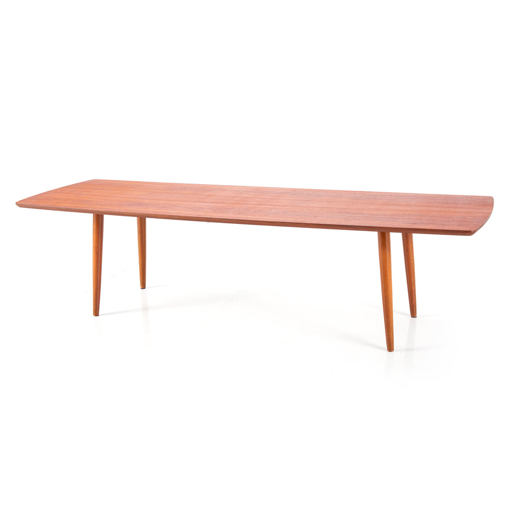 Mid Century Long Rectangle Coffee Table
