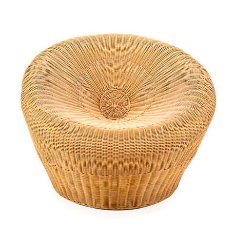 Rattan Round Lounge Chair
