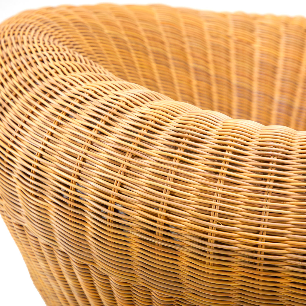 Rattan Round Lounge Chair