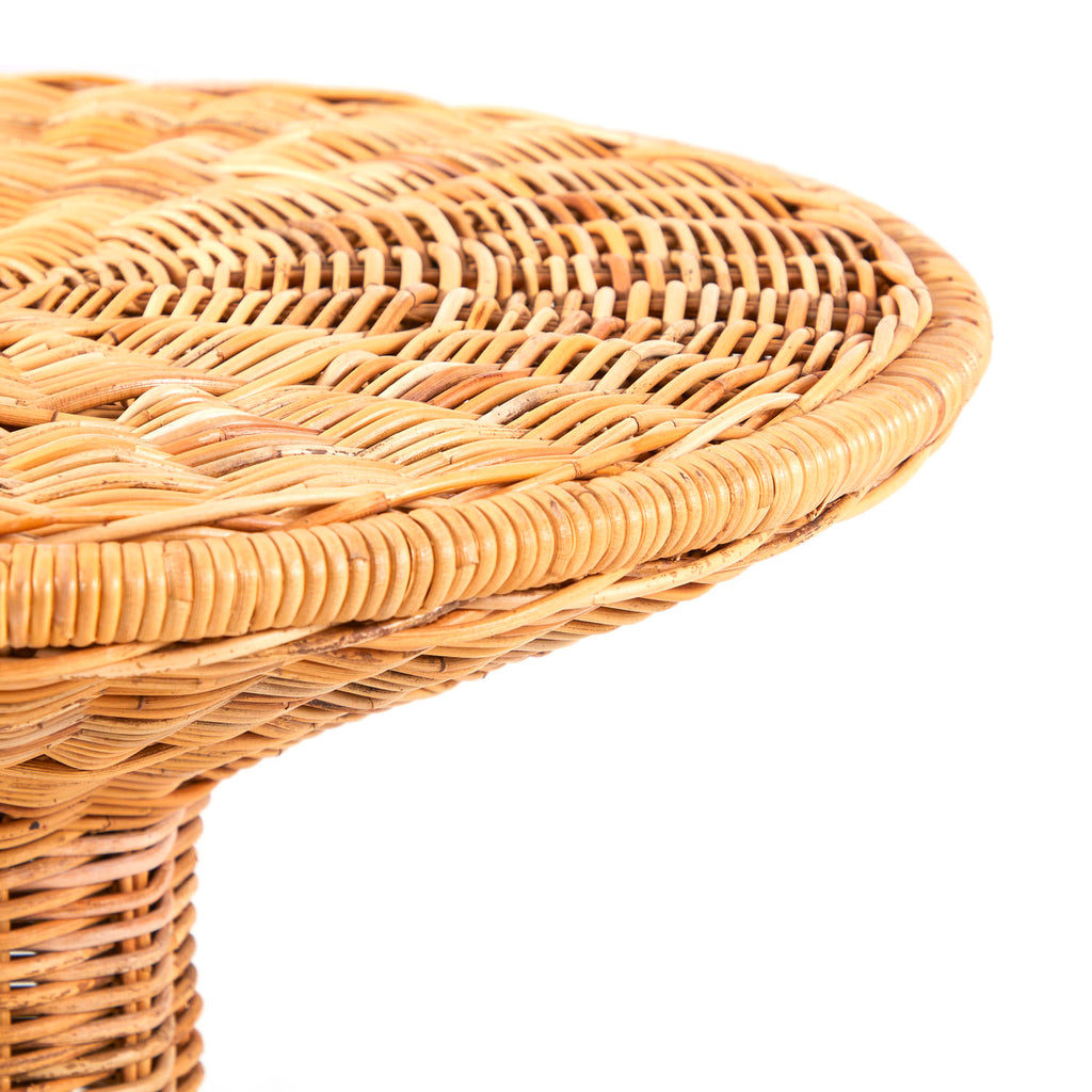 Tulip Wicker Side Table