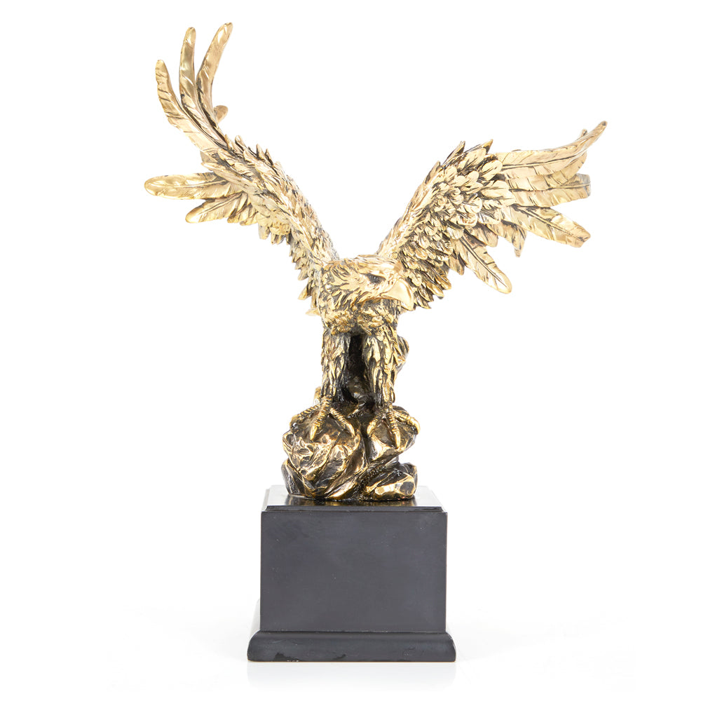 Gold Eagle Sculpture