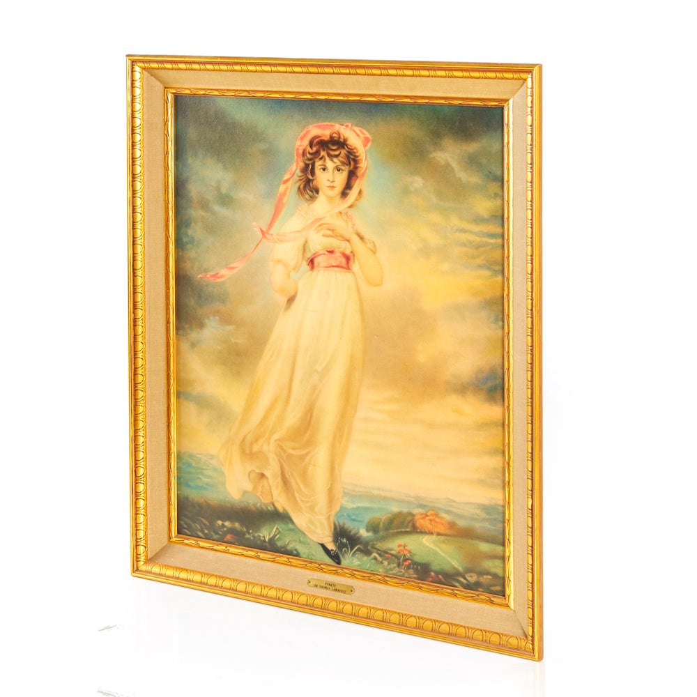 Rococo Oil Painting of Girl