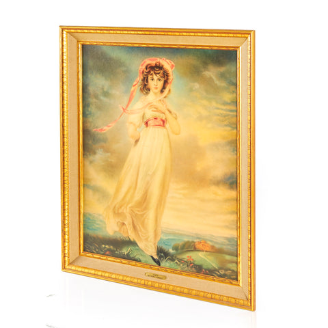 Rococo Oil Painting of Girl