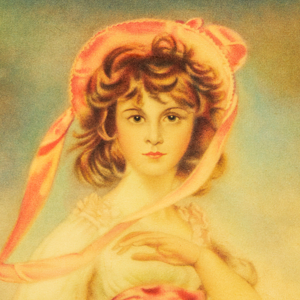 Rococo Oil Painting of Girl