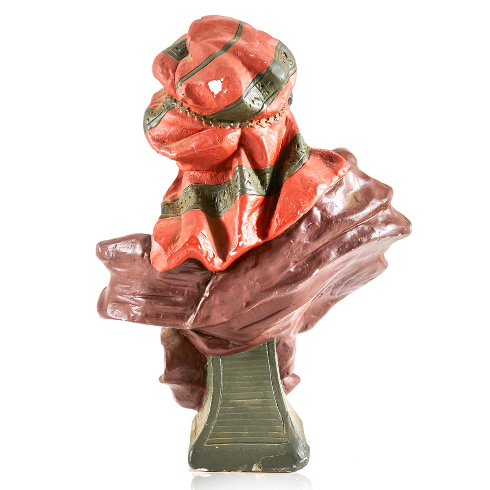 Painted Gypsy Woman Bust