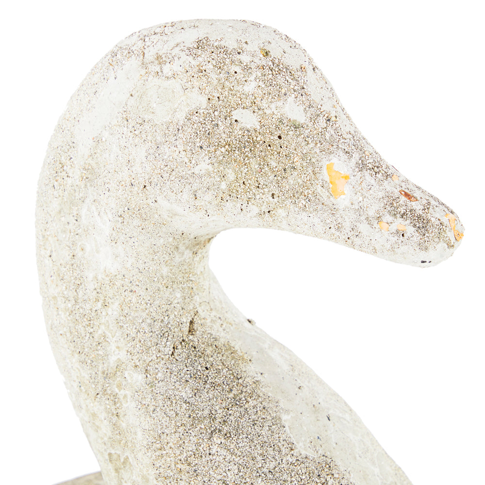 White Outdoor Duck Sculpture