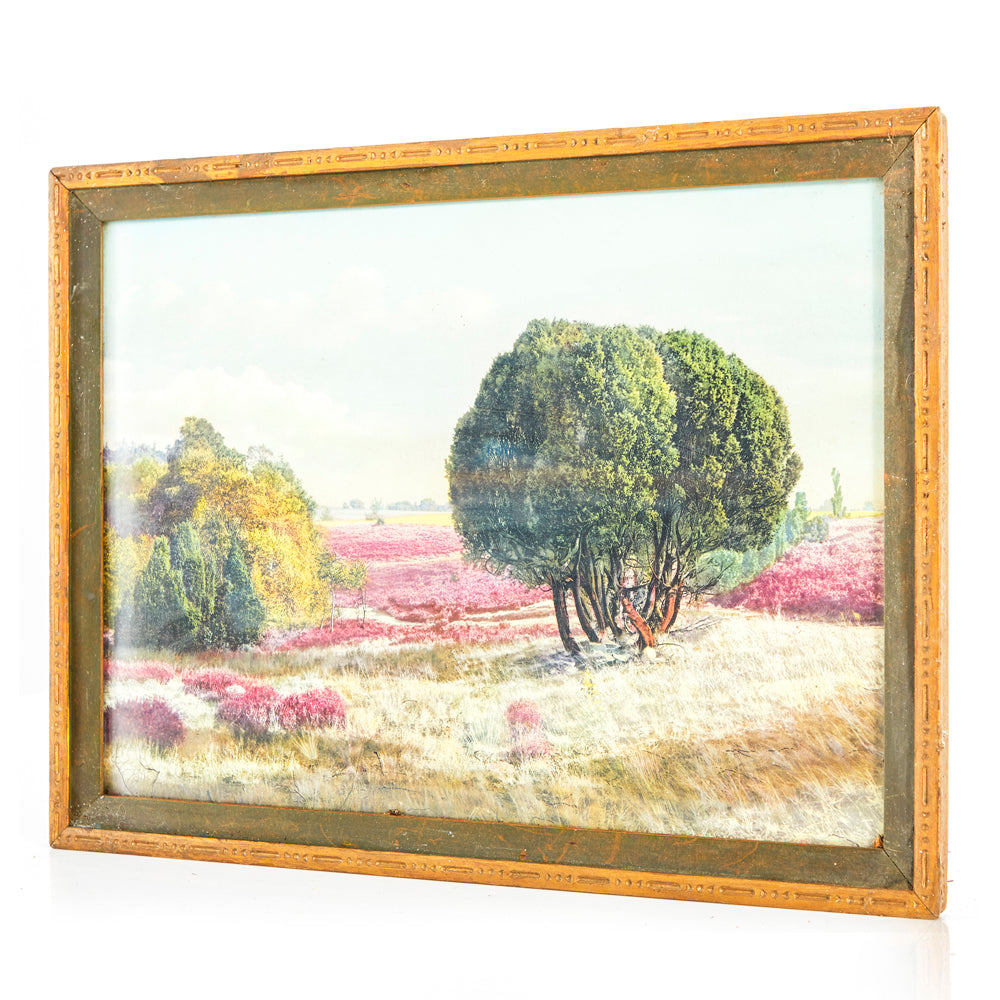 0034 (A+D) Vintage Pastoral Countryside Painting