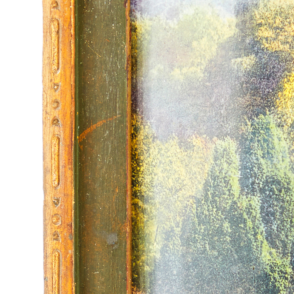 0034 (A+D) Vintage Pastoral Countryside Painting