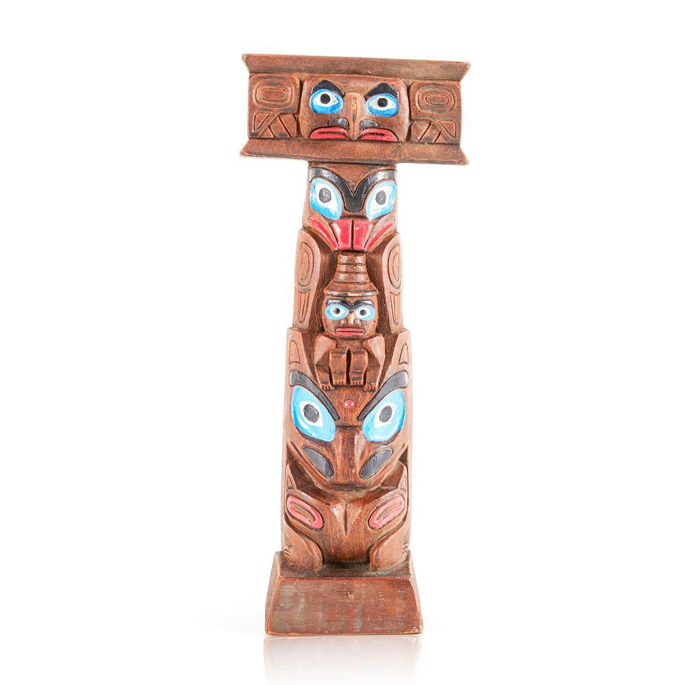 Wood Short T-Shaped Totem Pole