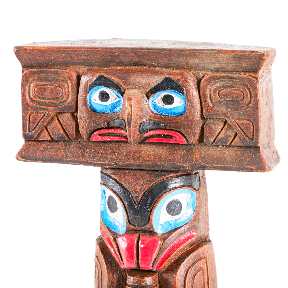 Wood Short T-Shaped Totem Pole